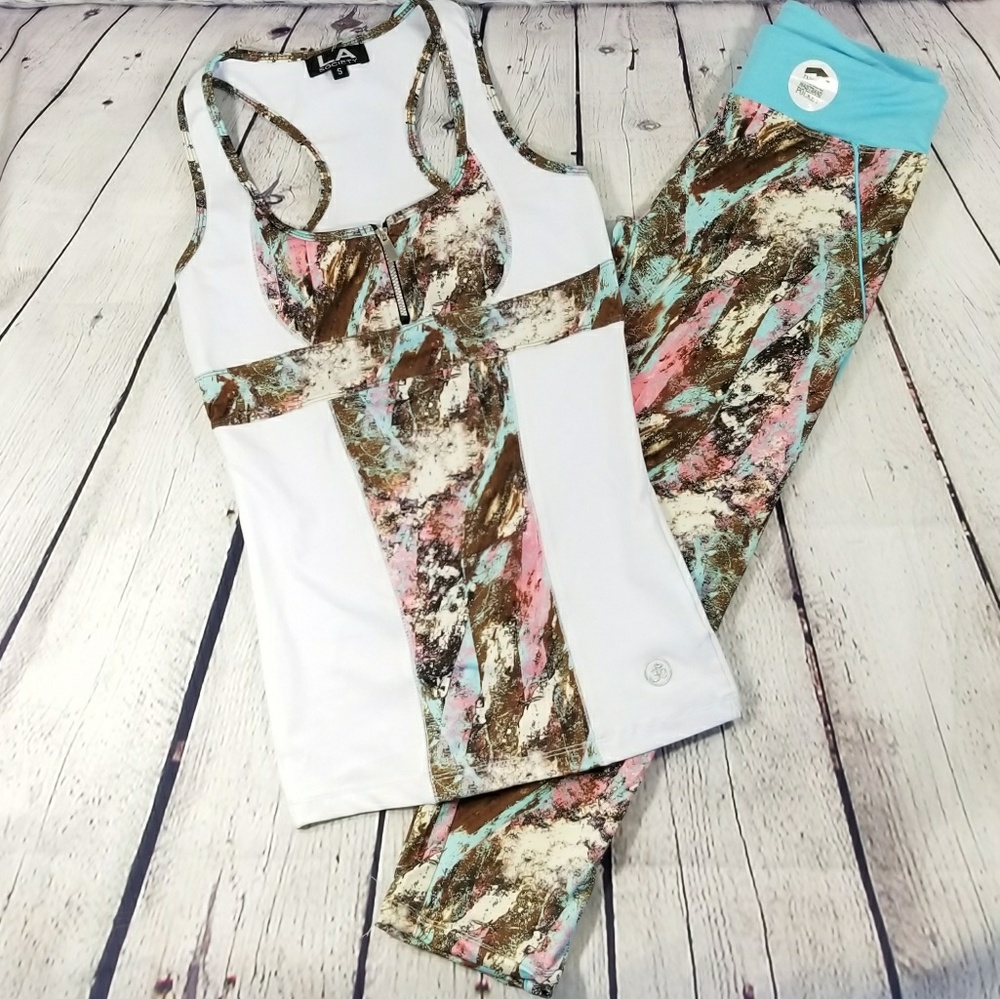 Tank & Capri Active Wear Set